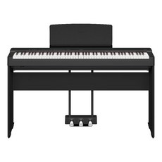 YAMAHA P-225電鋼琴(自行簡易安裝)，在家輕鬆享受演奏樂趣，多種音色選擇，輕巧設計方便移動, 1個, BK黑色全套, BK黑色, P-225