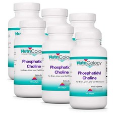 뉴트리콜로지 포스파티딜 콜린 인지질 Nutricology Phosphatidyl Choline, 6개, 100정