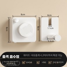 빨랫줄 캠핑카 건조대 스테인레스 와이어, 1개, 화이트 ABS+304 강철로프 소형 3m