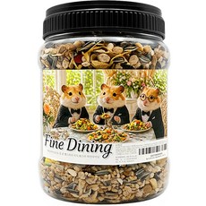 햄스터 파인다이닝 영양사료, 1개, 1.65L