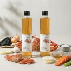 부엉이곳간 바다담은 백간장 소스 국내산 붉은대게 무첨가 만능간장 360g, 2개, 300ml