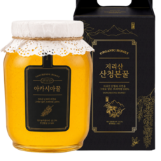 [천연벌꿀만담은] 지리산산청본꿀 아카시아꿀 100% 자연산, 1개, 2.4kg 1개, 2.4kg