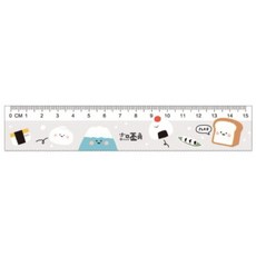 小呸角 15cm 波浪尺 可愛卡通文具, 1個, 呸角齊聚/CR-151B