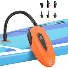 20PSI SUP 보트 풍선 펌프 디지털 디스플레이 전기 공기 카약 용 패들 보드 스탠드, 01 빠른