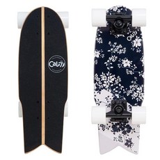 Cal 7 Fishtail Deck 55.9cm(22인치) 미니 크루저 스케이트보드(메도우), 초원