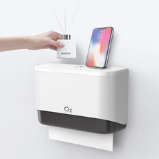 반투명 핸드타올 디스펜서 휴지걸이 핸드타올케이스 주방 욕실 화장실, 반투명핸드타올케이스, 반투명핸드타올케이스_화이트