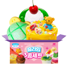 메론맛꼬북빵+메론소다+고미쓰 100ml 슬라임세트, 1개