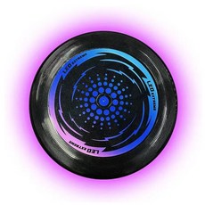 LED 원반 플라잉 디스크 비행접시 장난감프로펠러, 1개
