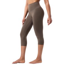 POSHDIVAH 여성용 Creamluxe 요가 레깅스 63.5cm/71.1cm(25인치)/71.1cm(28인치) 하이 웨이스트 크림 느낌의 운동 라운지 팬츠 러닝용 올리브