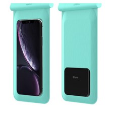 手機防水袋 深度潛水 觸屏靈敏, 1個, PU款藍色,橘色