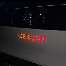 [오카] 캐스퍼 호환 상품 악세사리 엠블럼 포인트 반사 스티커 꾸미기 튜닝 용품, 1세트, [오카] 레드