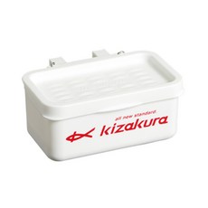 키자쿠라 에사박스 새우크릴 미끼통 케미부착가능, 1개, 화이트