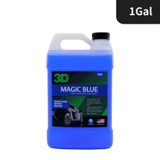 HoJ 3D MAGIC BLUE 長效型輪胎油 輪胎保養劑 輪胎亮光劑 塑料保護 汽車美容, 1個, 1GAL ※超取最多一桶, 1GAL