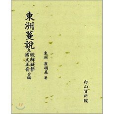 동주만설, 백산자료원, 최석기 저