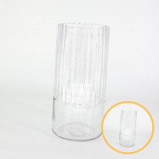 클리어인테리어유리병 버티컬디자인테이블장식투명유리 심플홈데코글라스병