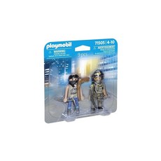 플레이모빌 PLAYMOBIL 71505 듀오 팩 경찰 도둑 만 4세, 플레이모빌 PLAYMOBIL 71505 듀오 팩 경찰,