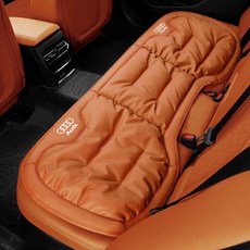 자동차시트커버 아우디 A4 A6 A3 Q3 Q5 Q2L A1 Q7 Q8 나팍가죽시트 쿠션 사계절용, 1개, 오리지널오렌지 뒷좌석 1개