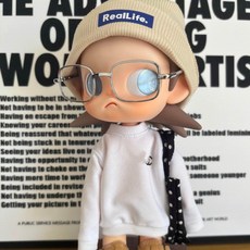 지가 지거 Zsiga 액션 피규어 인형 지거옷 액세서리 세트 인형제외, 아기 없어  아기 아니야  아기 없어, 모자+안경+스웨트셔츠+가방 세트
