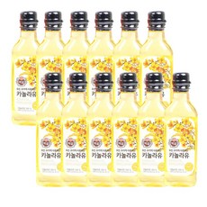 백설 카놀라유 500ml, 12개