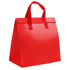 보온백 보냉가방 테이크아웃 은박 냉온쇼핑백 레드 중, 중(27x28x16cm)