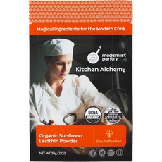 유기농 해바라기 레시틴 파우더 비건 OU 코셔 인증 50g/59mL Modernst Pantry