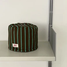 INS 스트라이프 티슈 케이스 대용량 천 케이스 거실 수납 가방 데스크탑 장식, 03 green-S, 06 green-S