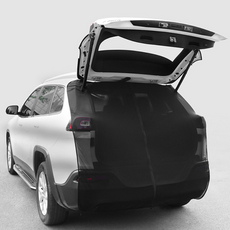 중형차방충망 SUV지퍼형해가림망 트렁크보안벌레차단망사, 블랙