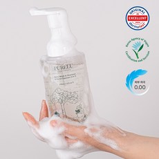 퓨어루 유아용 바디워시&샴푸&폼클렌저 3in1 올인원클렌저, 370ml, 1개