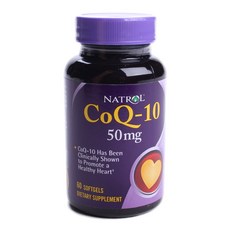 NATROL 輔酶Q10軟膠囊 50mg, 60顆, 1罐