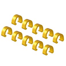 자전거 브레이크 케이블 C 클립 유압 호스 하우징 시프트 클램프 가이드 0pcs, 골드