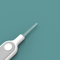 F6 兒童專用發光挖耳勺, 1個, 發光耳勺-白灰