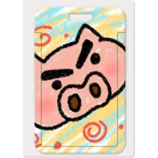 짱구 캐릭터 24종 목걸이 카드 지갑 학생증 사원증 이용권 교통카드 케이스