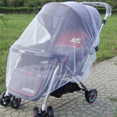 유모차 모기장 무지 화이트 망사 여름 해충 벌레 해충 차단커버