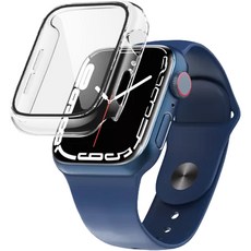 KEEPHONE Apple Watch 手錶保護殼 透明玻璃防摔殼, 1個