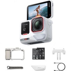 인스타360 에이스 프로 2 정 모델 아크틱 화이트 – 스트리트 촬영 키트 문라이트 실버｜8K 카메라｜라이카 공동 개발 1/1.3인치 센서｜듀얼 A 칩 저조도 성능｜플립 스크린, 미드나이트 화이트, 한정 모델 아크틱 화이트 – 스트리트 촬영 키트