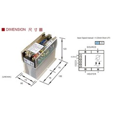 單項相位控制器SCR(技術性商品 請先詢問再下單), 1個