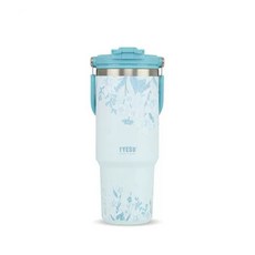 TYESO ROAM 2.0 真空保溫杯 900ml 印花款, 青琅花譜, 1個