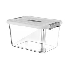 加厚款收納箱 整理箱 衣物收納箱 玩具箱 零食箱 文具收納 雜物收納(mina百貨), 1個, 特大款, 透明