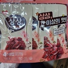 상상 그 이상의 맛 상상육포 페퍼앤솔트 맛 혼술 홈파티 캠핑 나들이, 30g
