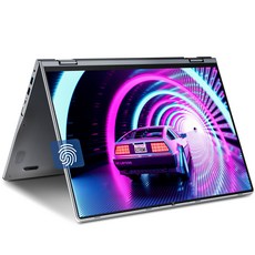 JUMPER 2-in-1 16인치 컨버터블 노트북 N5095 4GB RAM 128GB SSD 터치스크린 지문인식 WiFi6, JUMPER J1 SEUN186, WIN11 Home, 회색