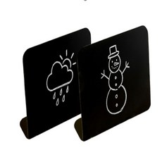 밍스 미니 블랙보드 1p 진열대가격표, L자형