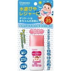 和光堂 WAKODO 嬰幼兒用 抗UV防曬乳液 戲水適用 SPF35, 1個, 散步用SPF21