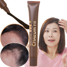 모카타투 채움핏 1+1 행사상품 탈모 타투 정수리 가르마 헤어라인 커버 스틱, 2개, 어두운 갈색