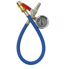 프리미엄 대형차 공기주입기 에어게이지 휴대용 화물차 타이어펌프 자동 잠금 포함, 압력