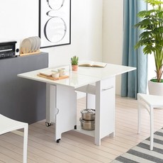 JE-1200X800 2인 4인 접이식 테이블 원룸식탁 거실 ehd+9449aS, 메이플