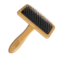 BUZZ 버즈 대나무 볼 슬리커 브러쉬 엉킴제거 강아지 고양이, 1개, Large