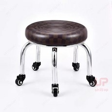 精選優品 矮凳 萬向滑輪椅 滾輪椅 小椅子 學步凳 滑輪矮凳 兒童成人適用, 加厚軸承輪高款矮凳棕格【31厘米】, 1個