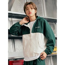 [백화점정품] 탑텐밸런스 남성 후드 탈부착 집업 바람막이 BEJ101