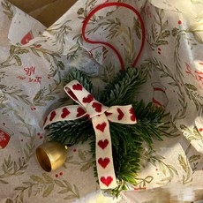 圣誕裝飾品花環花圈 櫥窗布置門掛車掛場地布置 聖誕節禮物, 1號（10厘米）, 1個