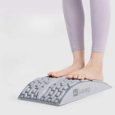 허리 스트레칭 요추 쿠션 요가 도구 일자허리 지지대, 그레이, 1개
